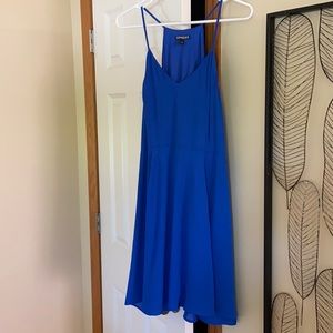 Express blue dress